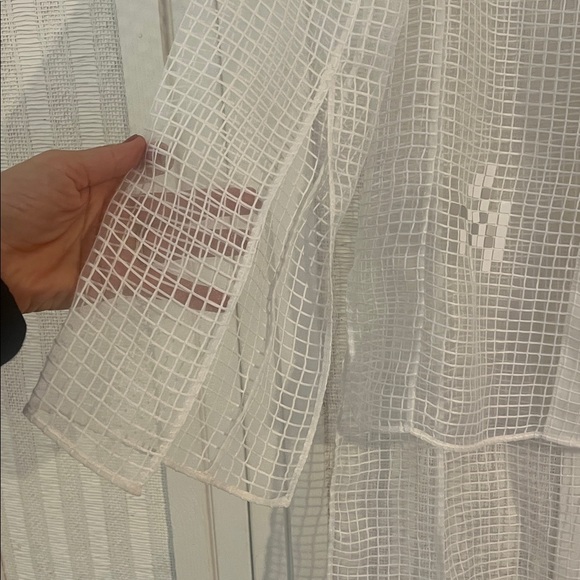 AKRIS Punto netted mesh sequin daffodils tunic size 6 - Picture 4 of 7